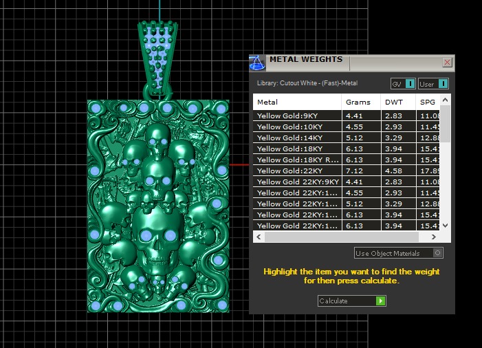 SKULL HEAD PENDANT 3D PRINTABLE MODEL  3D print model_2
