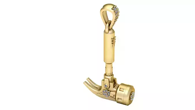 HAMMER PENDANT 3D PRINTABLE MODEL