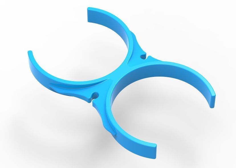 Water Filter Clip 101mm 3D print model_41