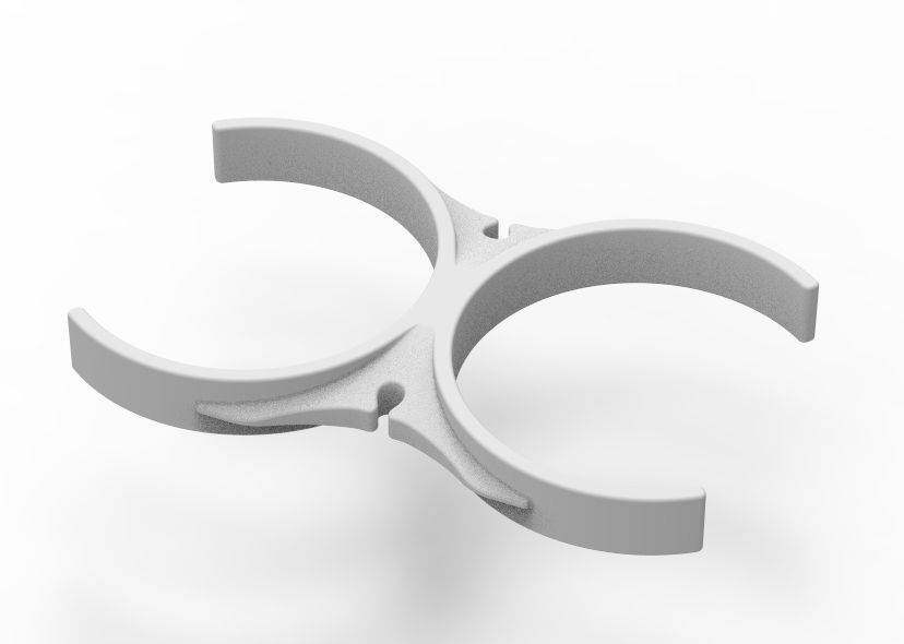 Water Filter Clip 101mm 3D print model_26