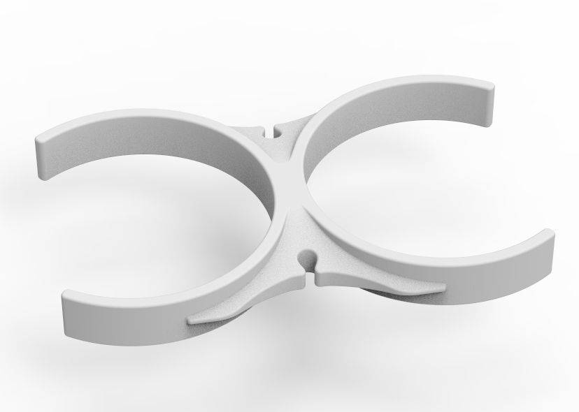 Water Filter Clip 101mm 3D print model_32