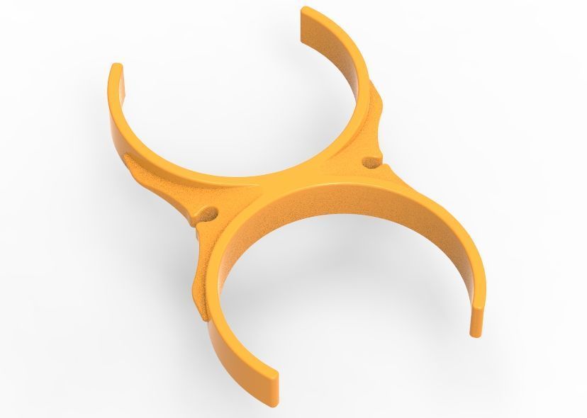 Water Filter Clip 101mm 3D print model_47