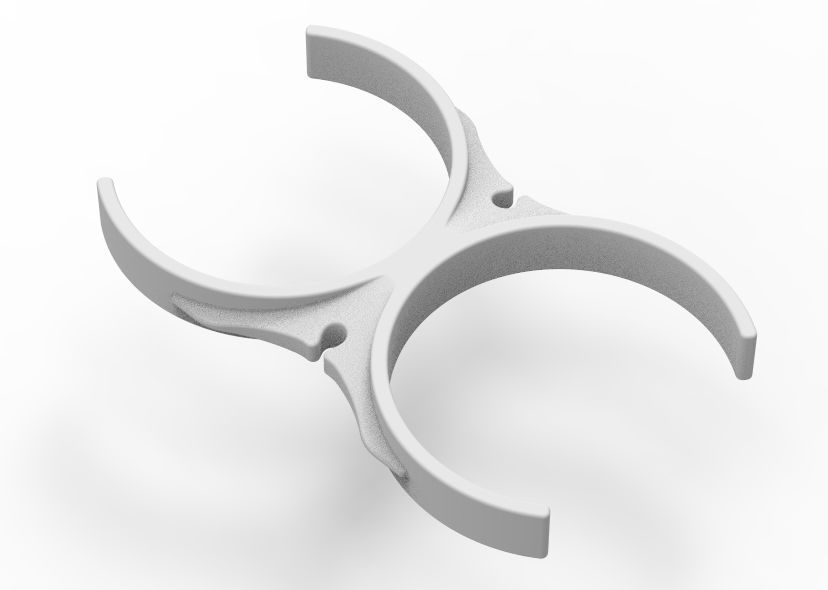 Water Filter Clip 101mm 3D print model_39