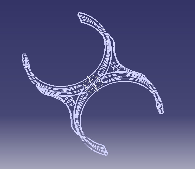 Water Filter Clip 101mm 3D print model_11