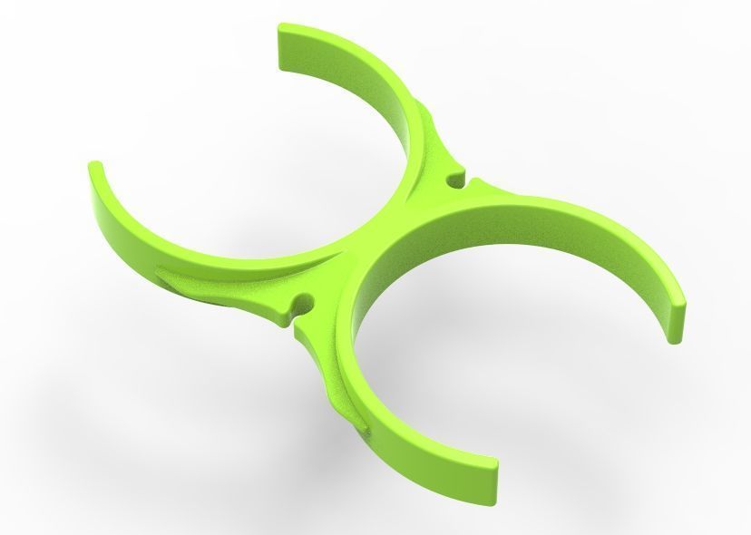 Water Filter Clip 101mm 3D print model_40