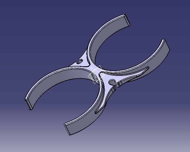 Water Filter Clip 101mm 3D print model_14