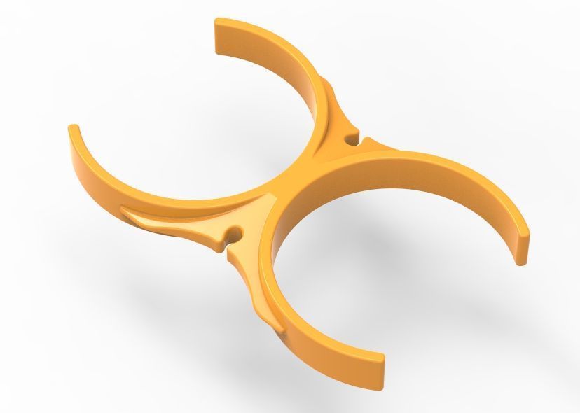 Water Filter Clip 101mm 3D print model_43