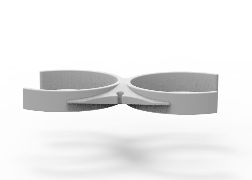 Water Filter Clip 101mm 3D print model_27