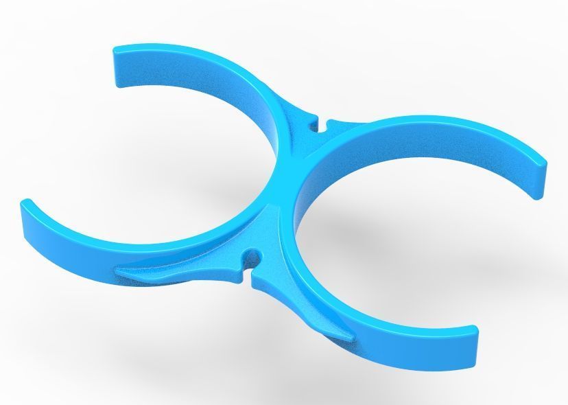 Water Filter Clip 101mm 3D print model_61