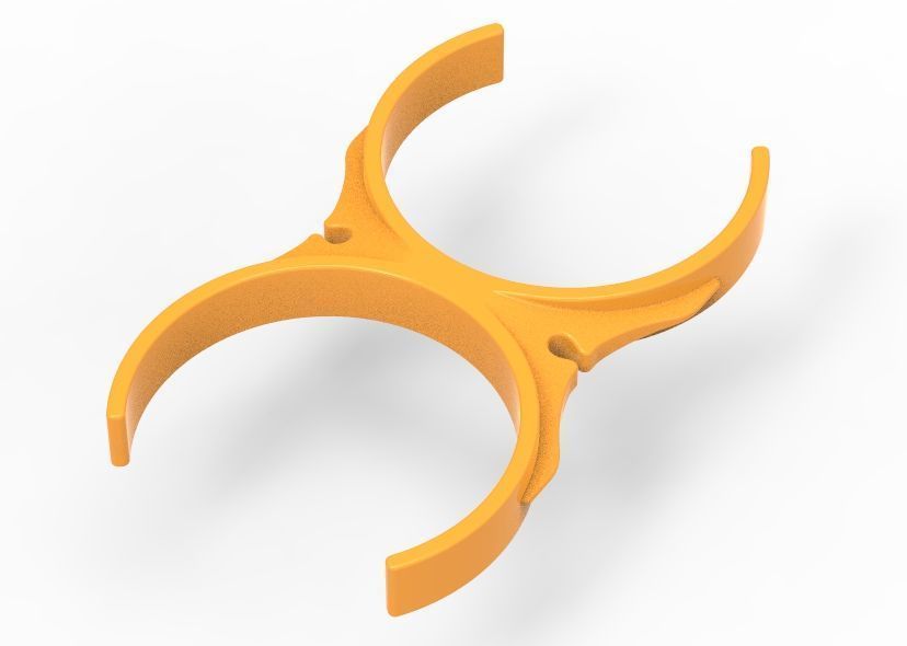 Water Filter Clip 101mm 3D print model_46