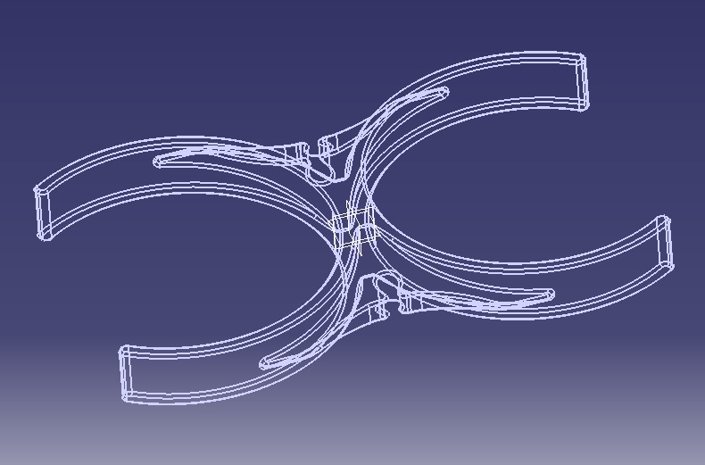 Water Filter Clip 101mm 3D print model_7
