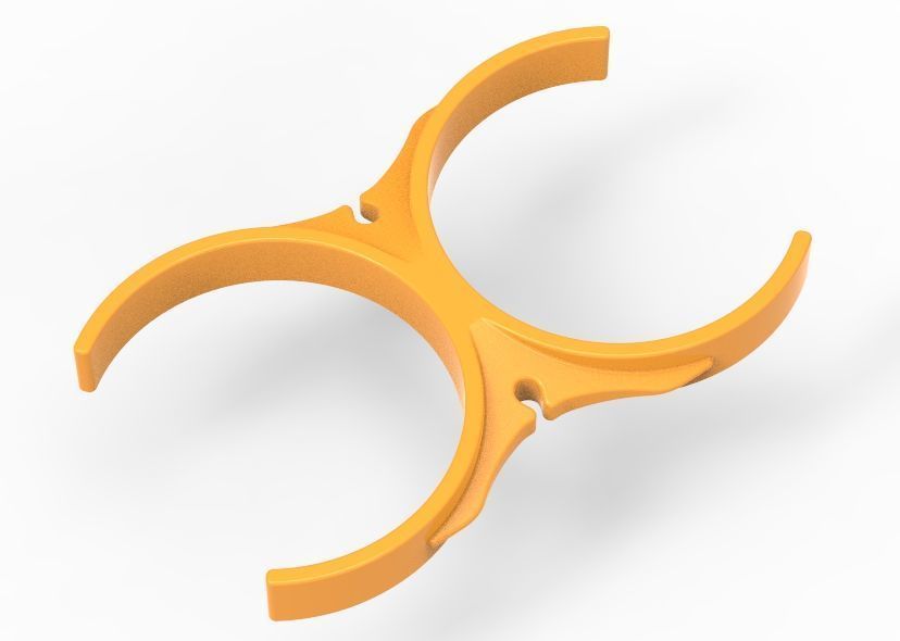 Water Filter Clip 101mm 3D print model_45