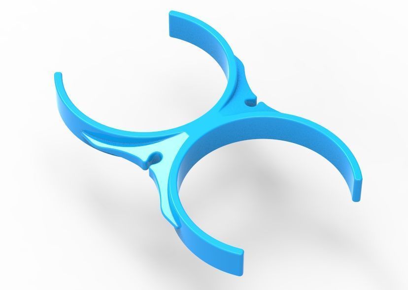 Water Filter Clip 101mm 3D print model_58