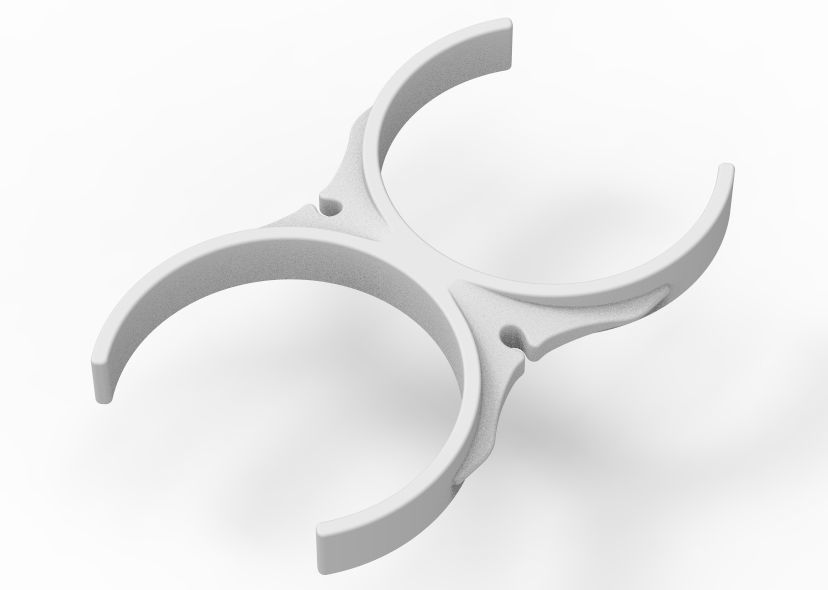 Water Filter Clip 101mm 3D print model_29