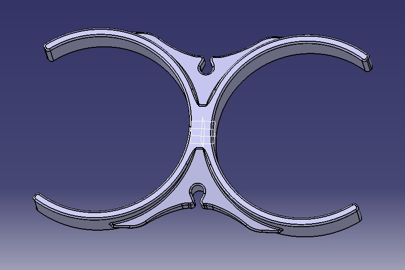 Water Filter Clip 101mm 3D print model_20