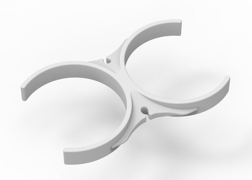 Water Filter Clip 101mm 3D print model_23