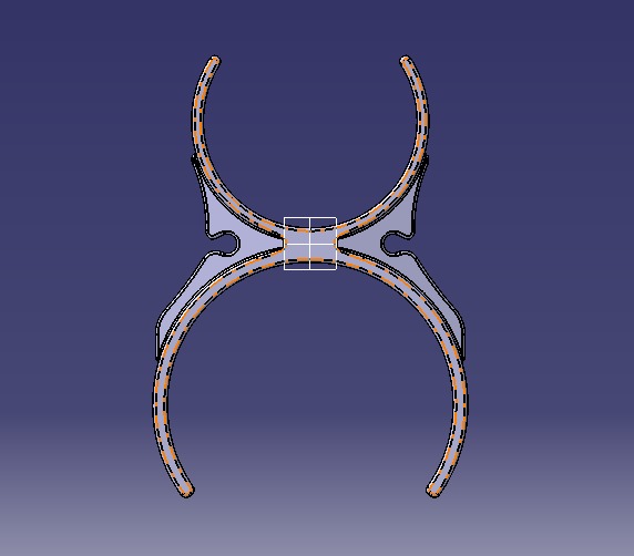 Water Filter Clip 76mm to 101mm 3D print model_4