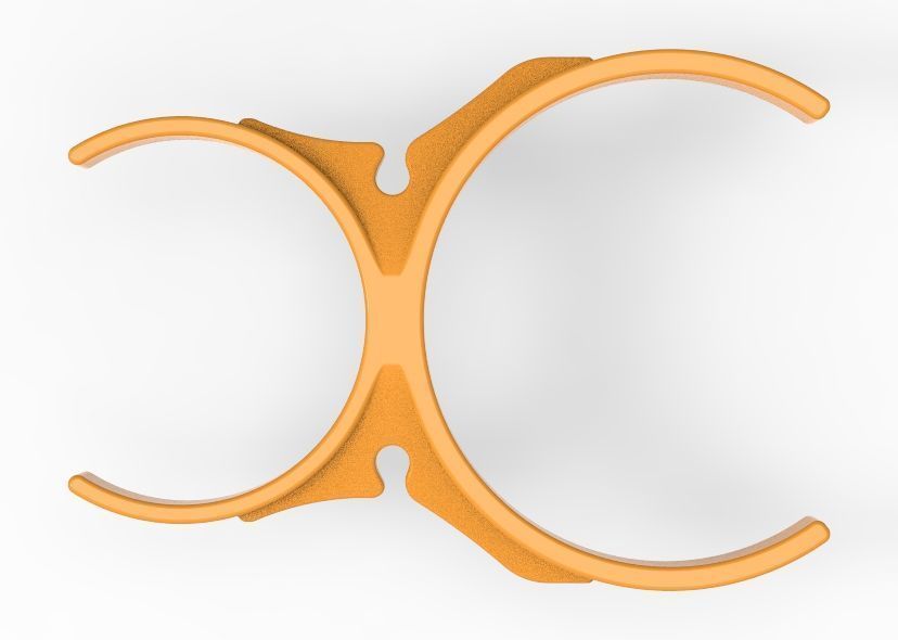 Water Filter Clip 76mm to 101mm 3D print model_44