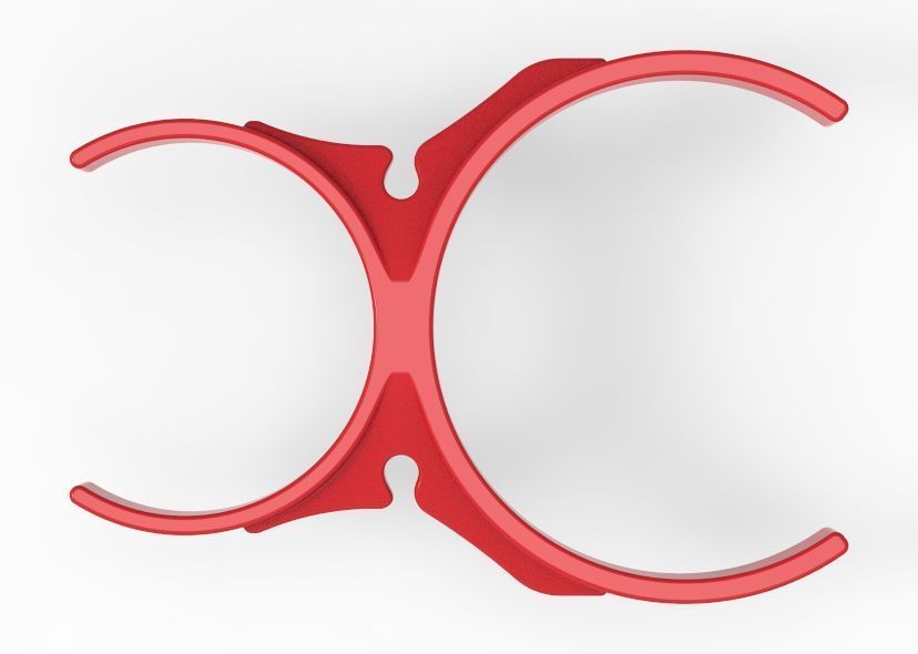 Water Filter Clip 76mm to 101mm 3D print model_43