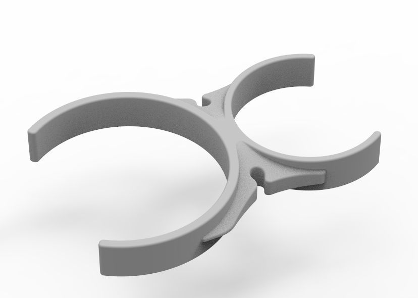 Water Filter Clip 76mm to 101mm 3D print model_36