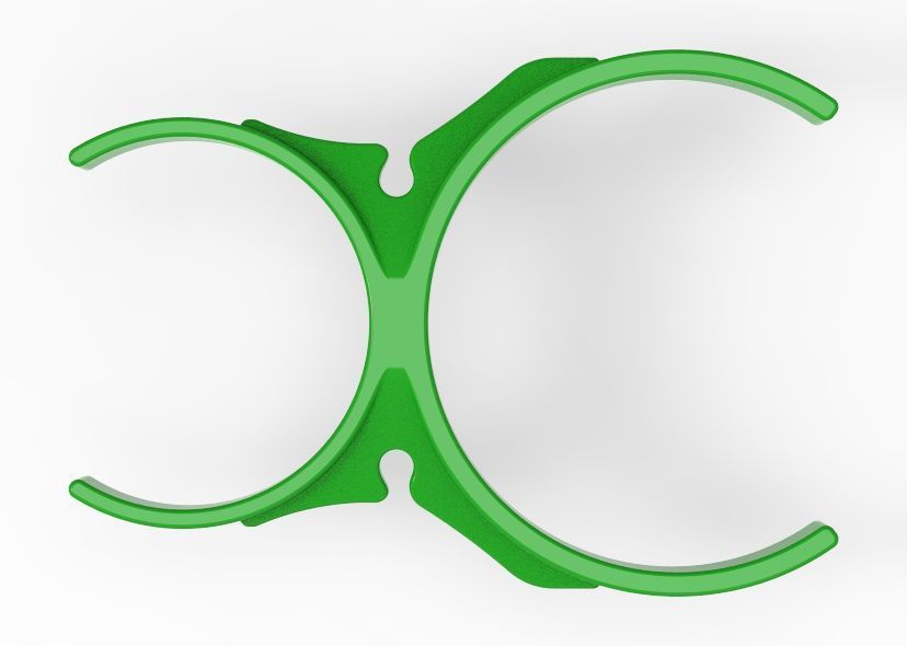 Water Filter Clip 76mm to 101mm 3D print model_47