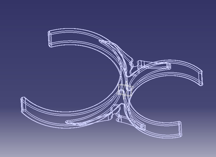 Water Filter Clip 76mm to 101mm 3D print model_11