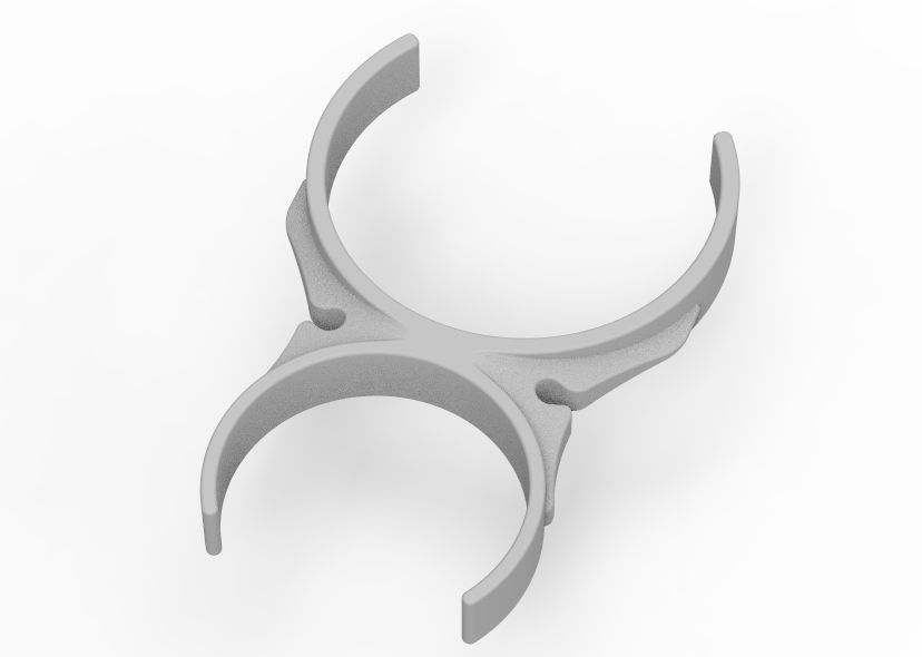 Water Filter Clip 76mm to 101mm 3D print model_32