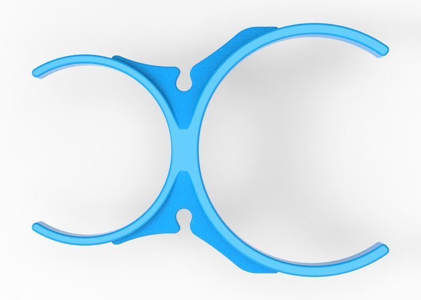 Water Filter Clip 76mm to 101mm 3D print model_46