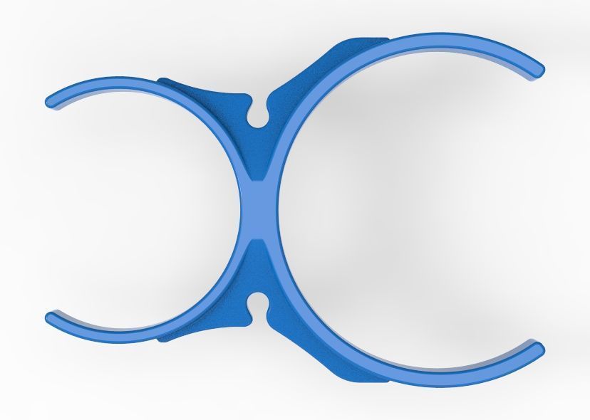 Water Filter Clip 76mm to 101mm 3D print model_48