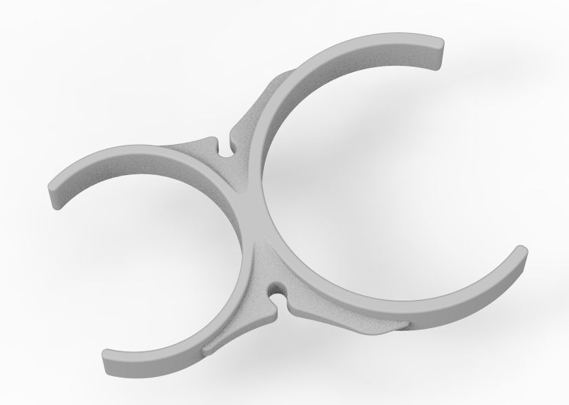 Water Filter Clip 76mm to 101mm 3D print model_30