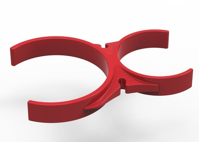 Water Filter Clip 76mm to 101mm 3D print model_65