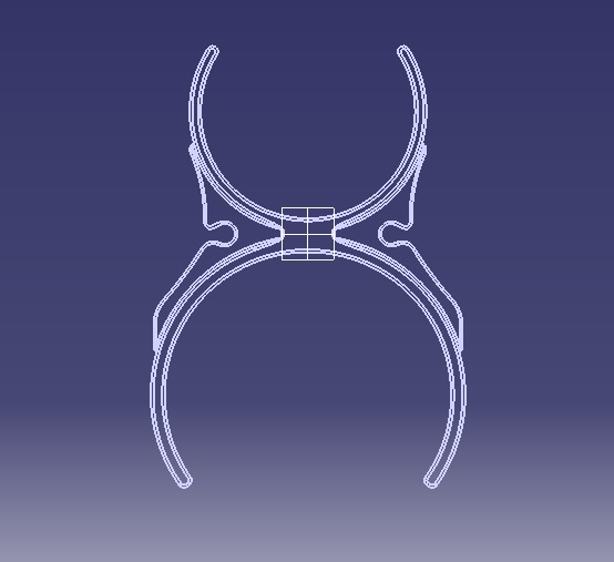 Water Filter Clip 76mm to 101mm 3D print model_5