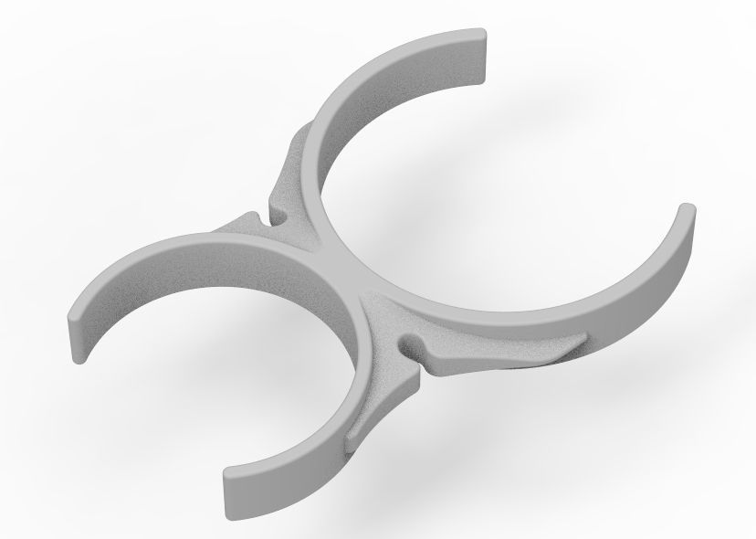 Water Filter Clip 76mm to 101mm 3D print model_31