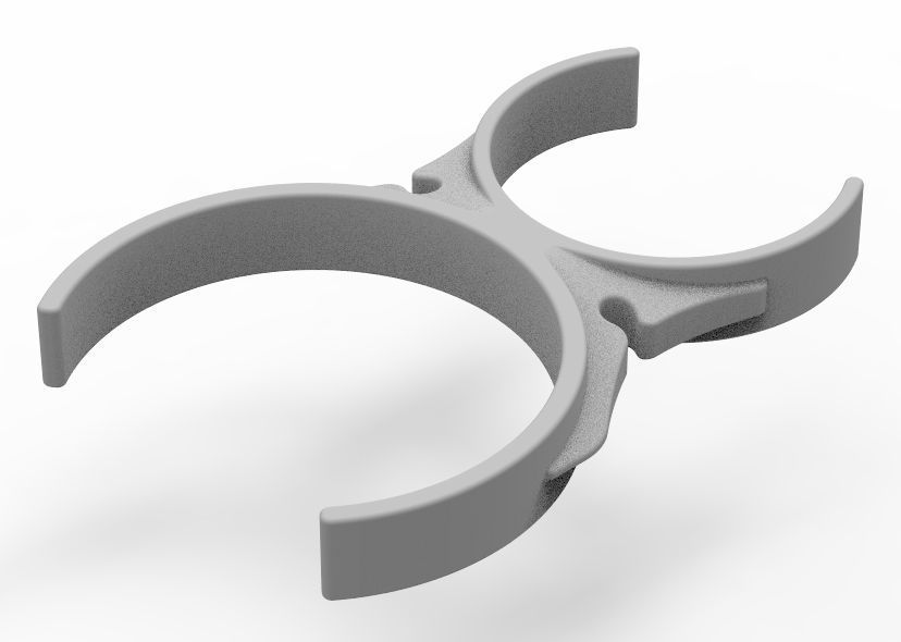 Water Filter Clip 76mm to 101mm 3D print model_25