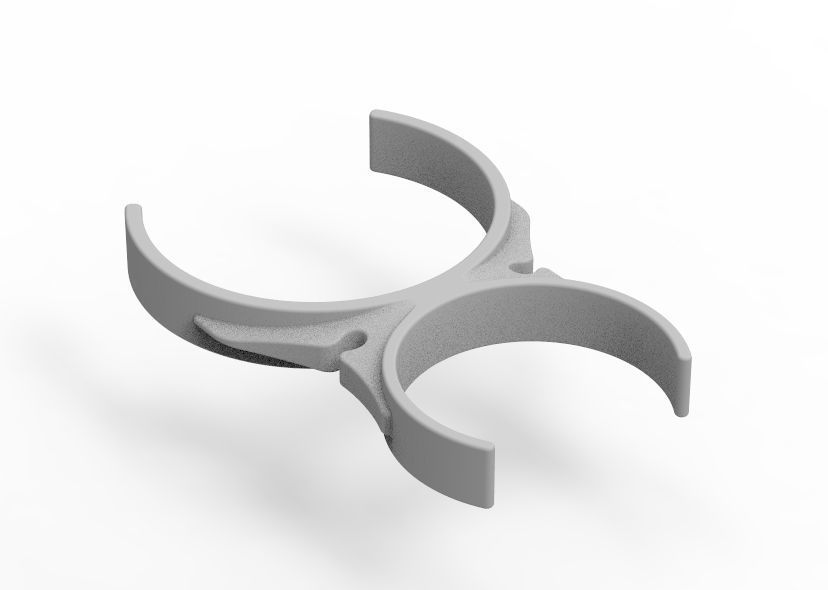 Water Filter Clip 76mm to 101mm 3D print model_34