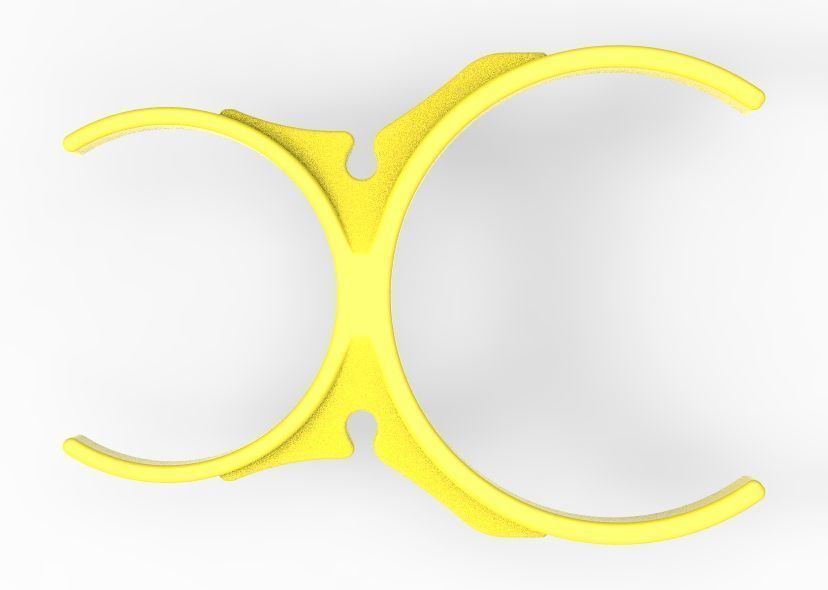 Water Filter Clip 76mm to 101mm 3D print model_3