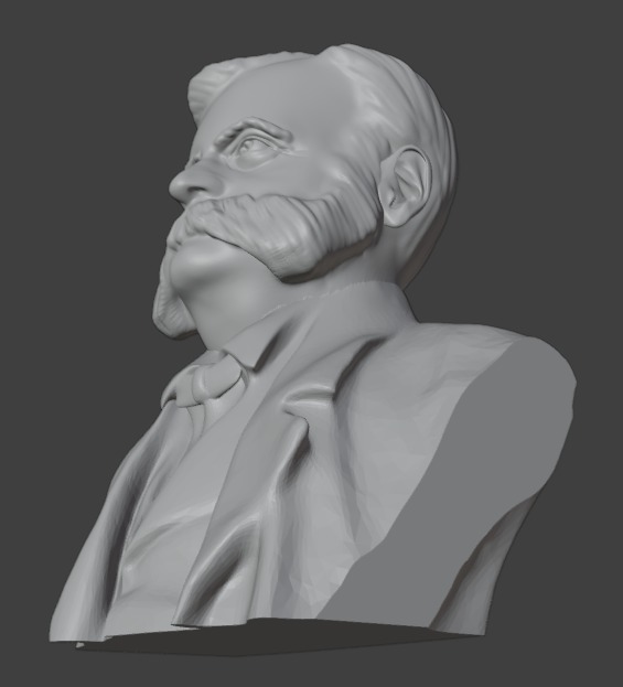 John Wesley Powell 3D print model_3
