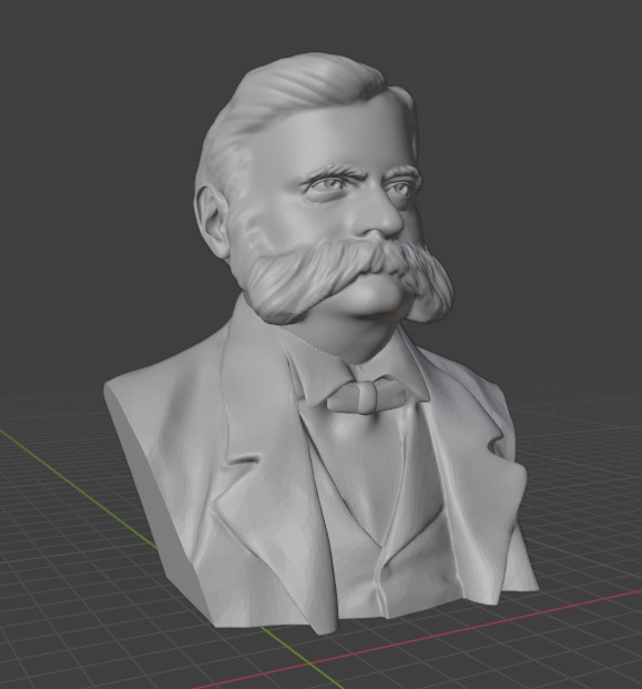 John Wesley Powell 3D print model_15