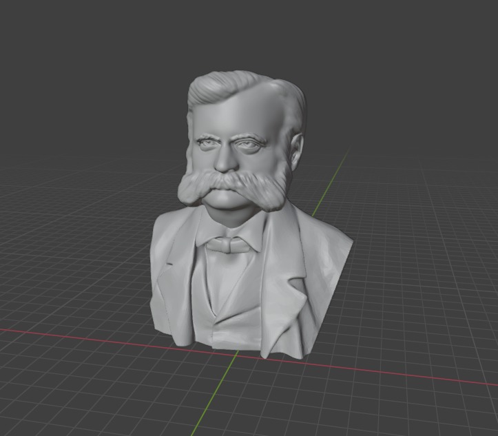 John Wesley Powell 3D print model_9