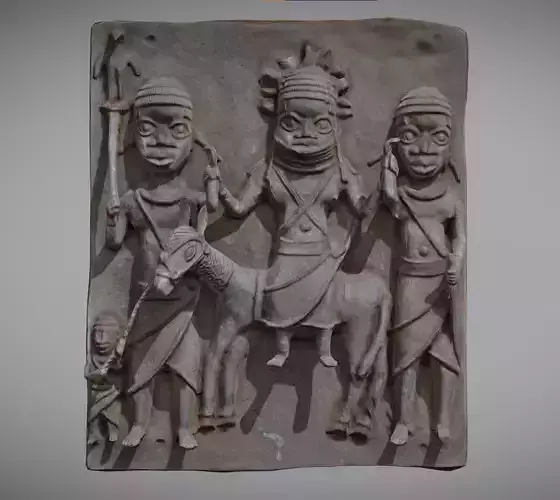 Ama Relief Plaque with Oba