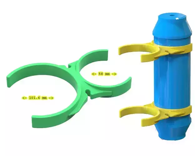 Water Filter Clip 58mm to 101mm
