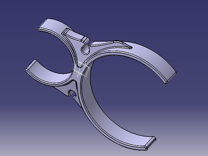 Water Filter Clip 58mm to 101mm 3D print model_17