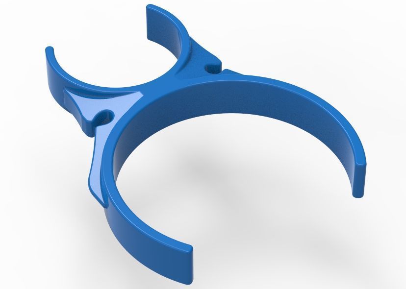 Water Filter Clip 58mm to 101mm 3D print model_59