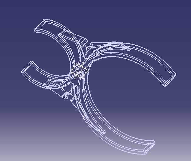 Water Filter Clip 58mm to 101mm 3D print model_18