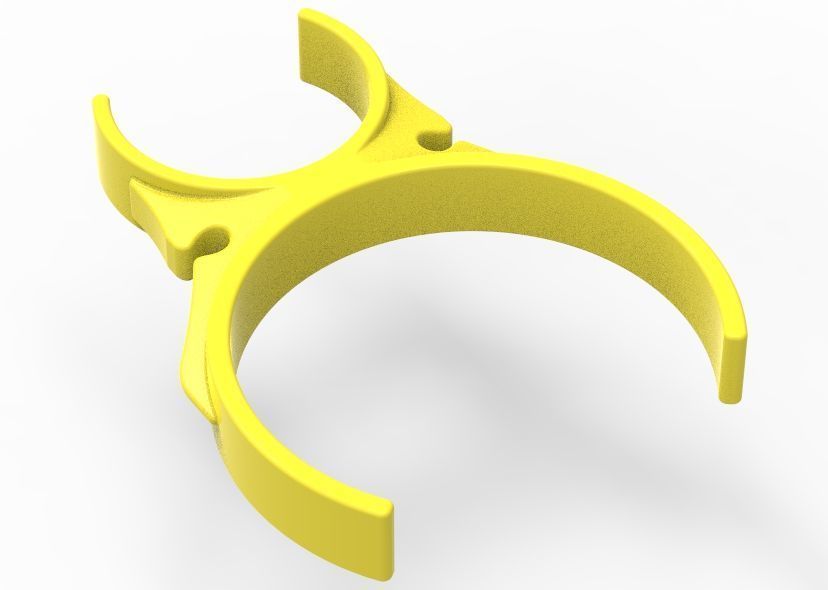 Water Filter Clip 58mm to 101mm 3D print model_65