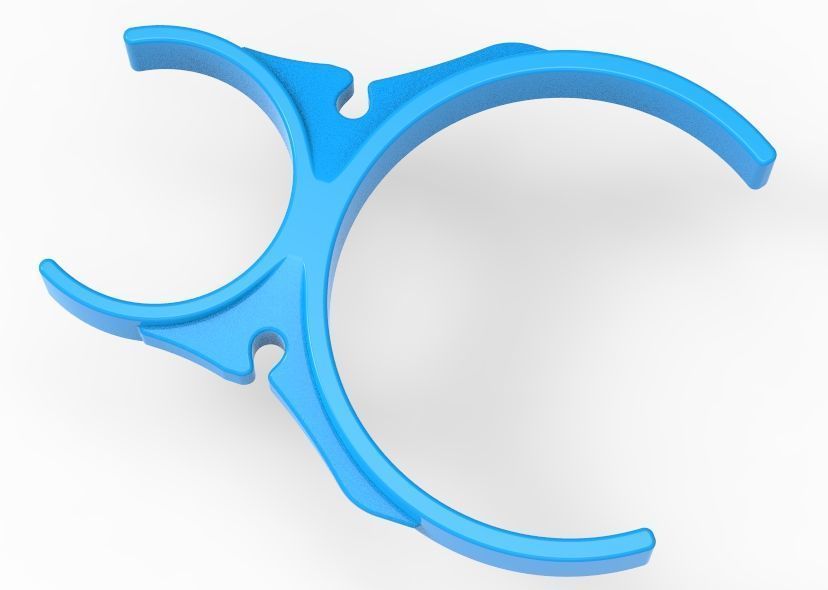 Water Filter Clip 58mm to 101mm 3D print model_70