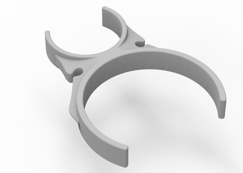 Water Filter Clip 58mm to 101mm 3D print model_29