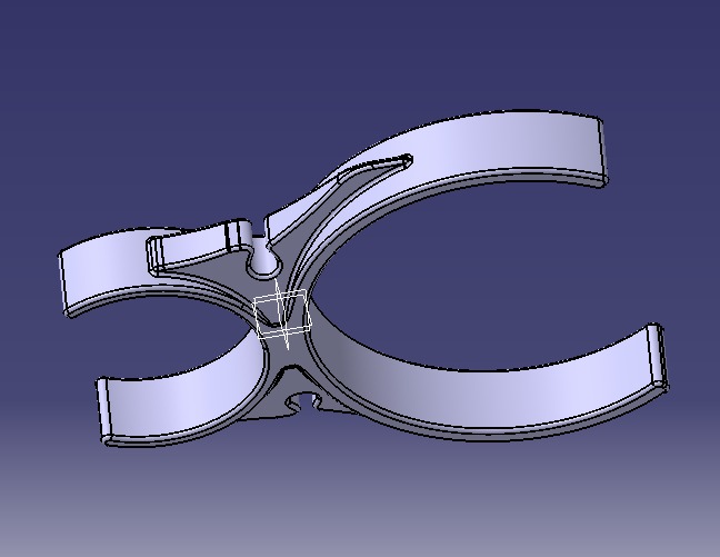 Water Filter Clip 58mm to 101mm 3D print model_13