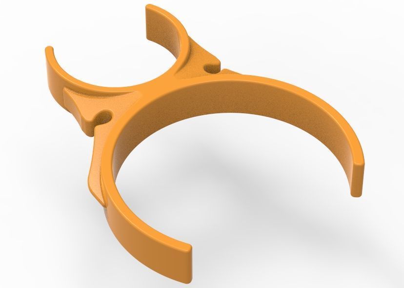 Water Filter Clip 58mm to 101mm 3D print model_63