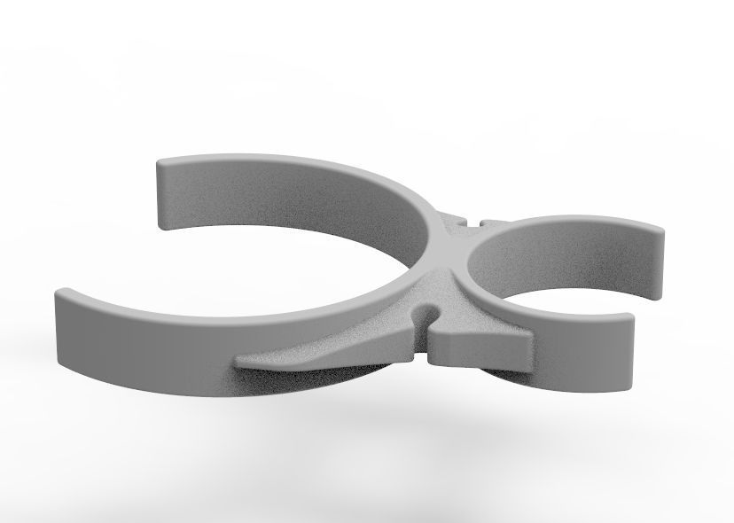 Water Filter Clip 58mm to 101mm 3D print model_25